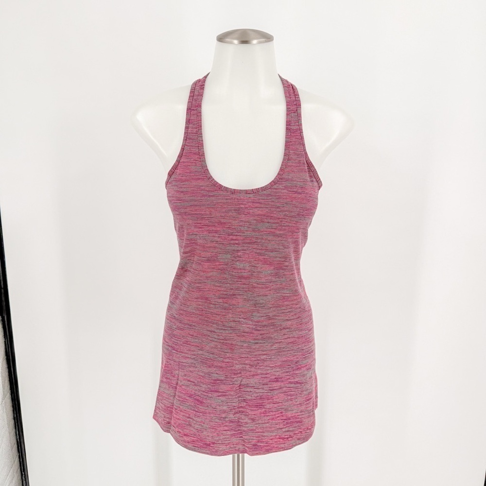 Lululemon Athletica Pink Fitted Tank Top